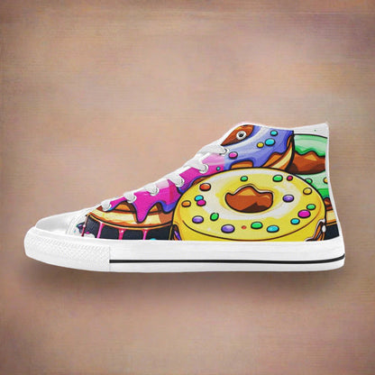 Gold Art Custom Panel Luxe Wearable Bold Art - Freaky Shoes