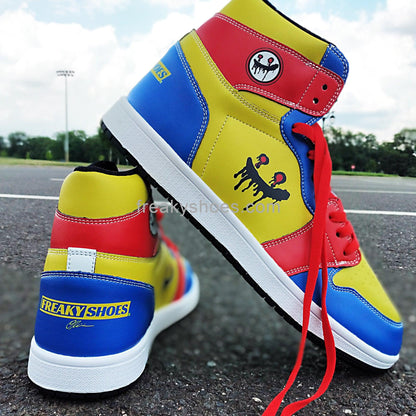 Freaky Shoes Blue Yellow - Freaky Shoes®