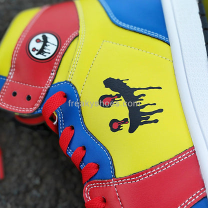 Freaky Shoes Blue Yellow - Freaky Shoes®